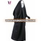 Ghost Cosplay Costume for Halloween Fancy No-Face Spirit Robe with Mask gloves