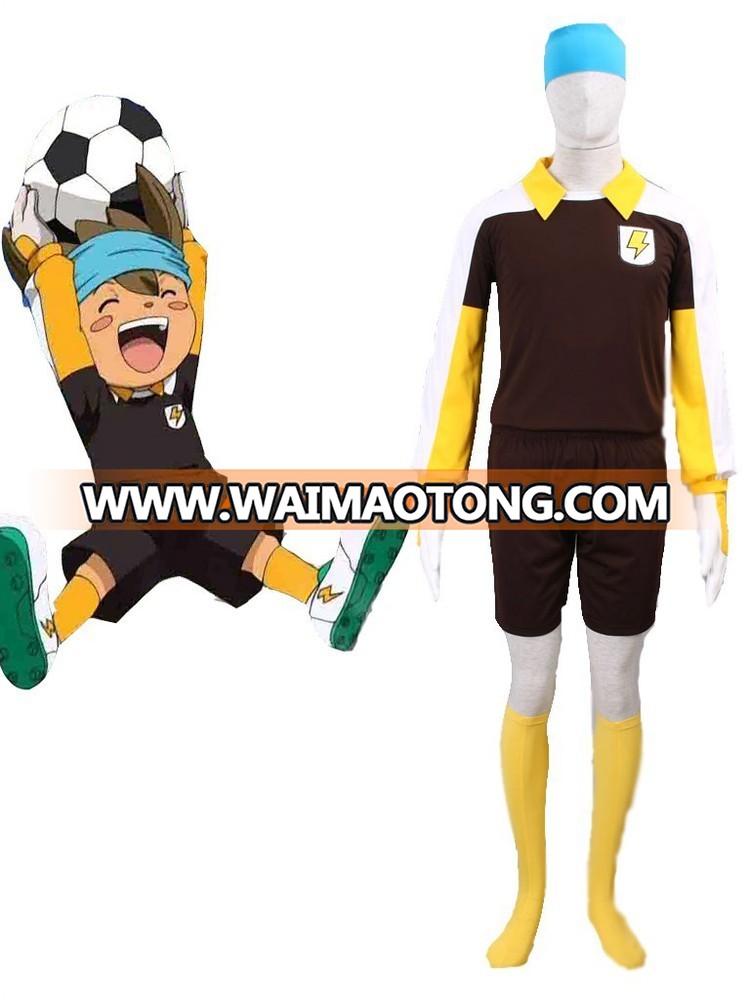 SunShine-Inazuma Eleven GO Shinsuke Nishizono Raimon soccer team Goalkeeper Uniform Anime Cosplay Costume