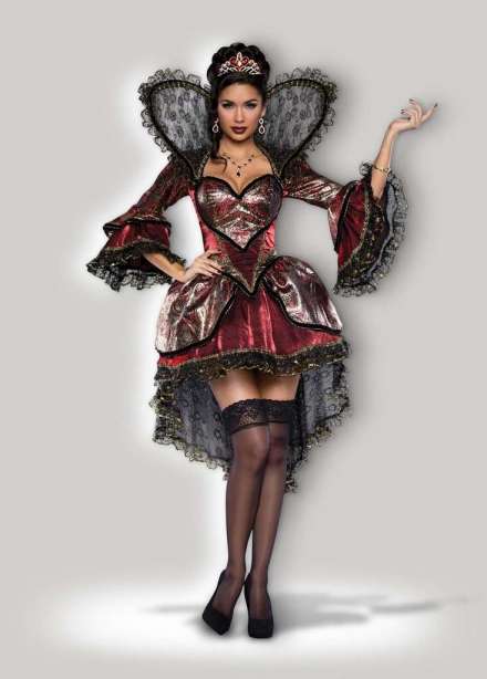 Halloween Women Costumes Victorian Vamp 8038 Wholesale From Manufacturer Directly Rose-Team